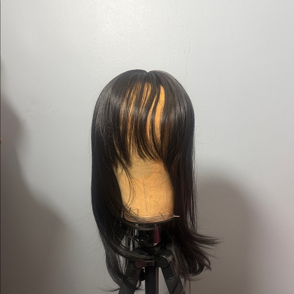 Black Women's Synthetic Wig topper